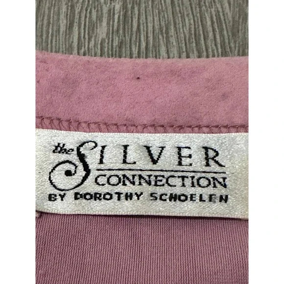 The Silver Connection Suede Pink Top