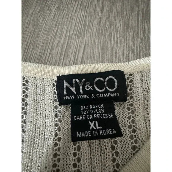 New York and Company Knitted Soft Fitted Sweater