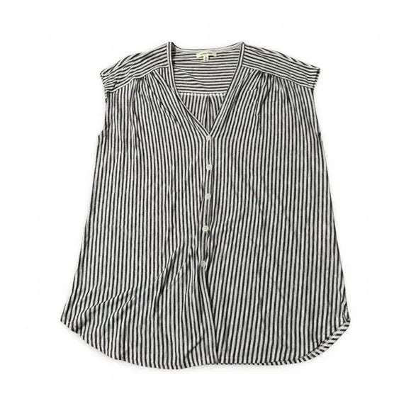 Max Studio Sleeveless Striped Blouse