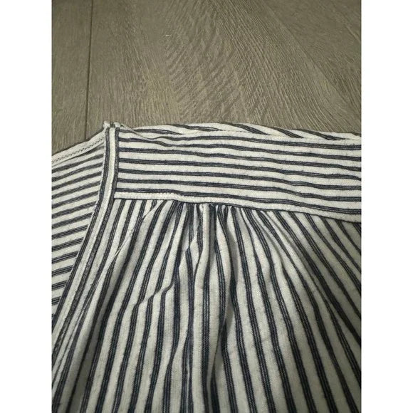 Max Studio Sleeveless Striped Blouse