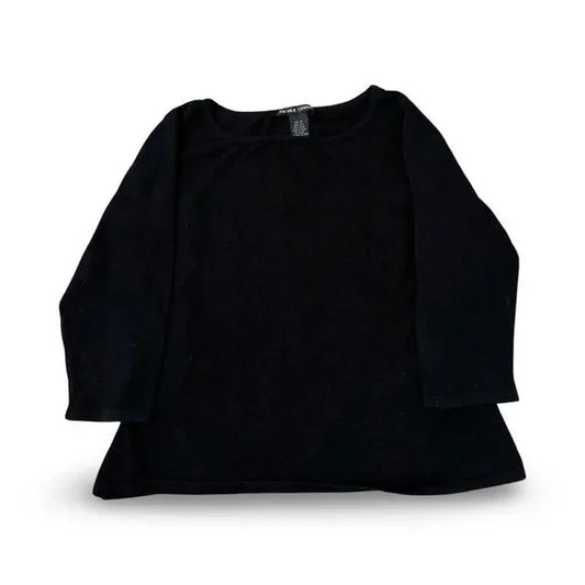 Nicole Studios Black Long Sleeve Sweater