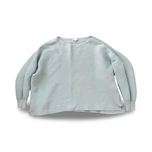 14th and Union Light Blue Textured Sweater