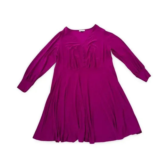 Tash and Sophie Magenta Casual Dress