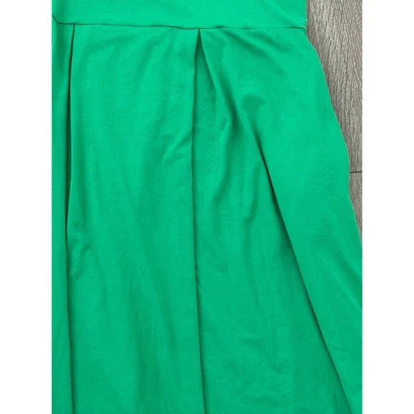 24Seven Green Sleeveless Summer Dress