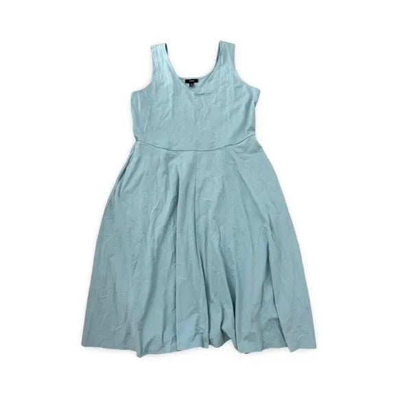 Alfani Sky Blue Flare Flowy Summer Dress