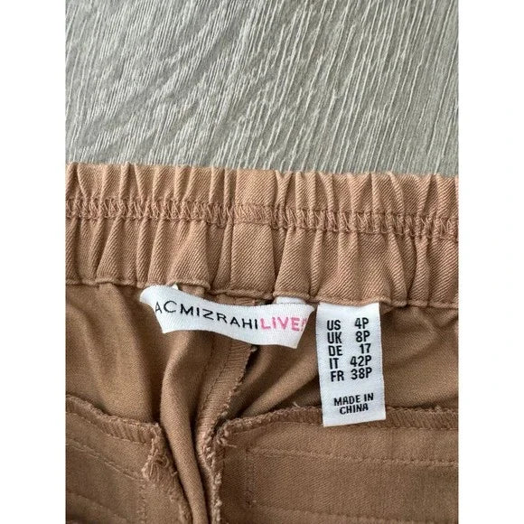 Isaac Mizrahi Live Tan Dress Casual Pants