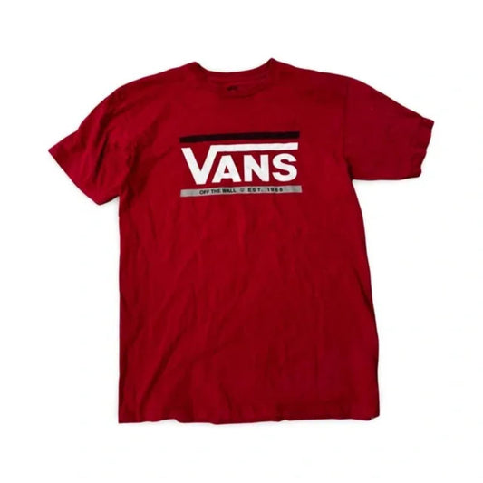 Vans Black Logo Short Sleeve Tee Shirt Top