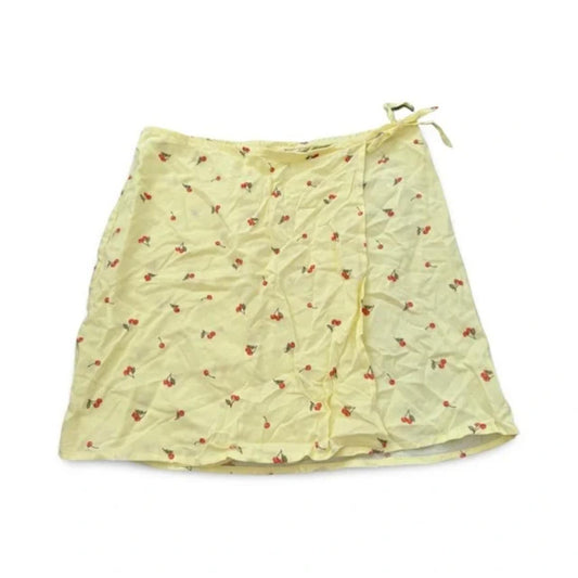 Art Class Junior Yellow Floral Side Tie Skirt