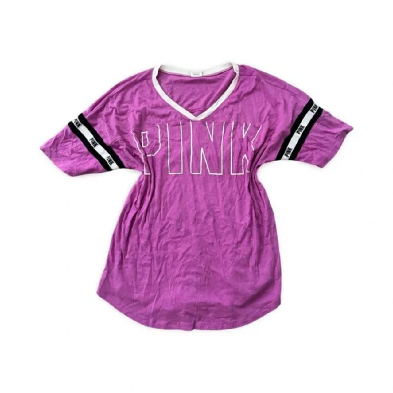 PINK Victoria’s Secret Magenta Short Sleeve Top