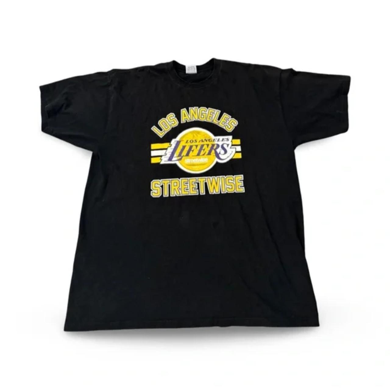 Streetwise Los Angeles Lakers Black Tee Shirt Top 