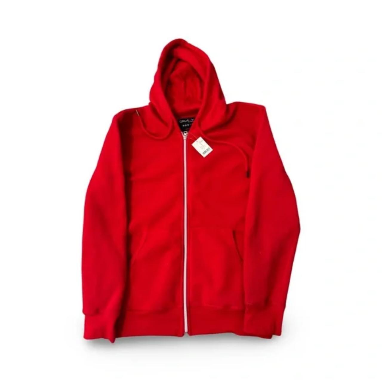 Galaxy Red Full Zip Hooded Jacket 