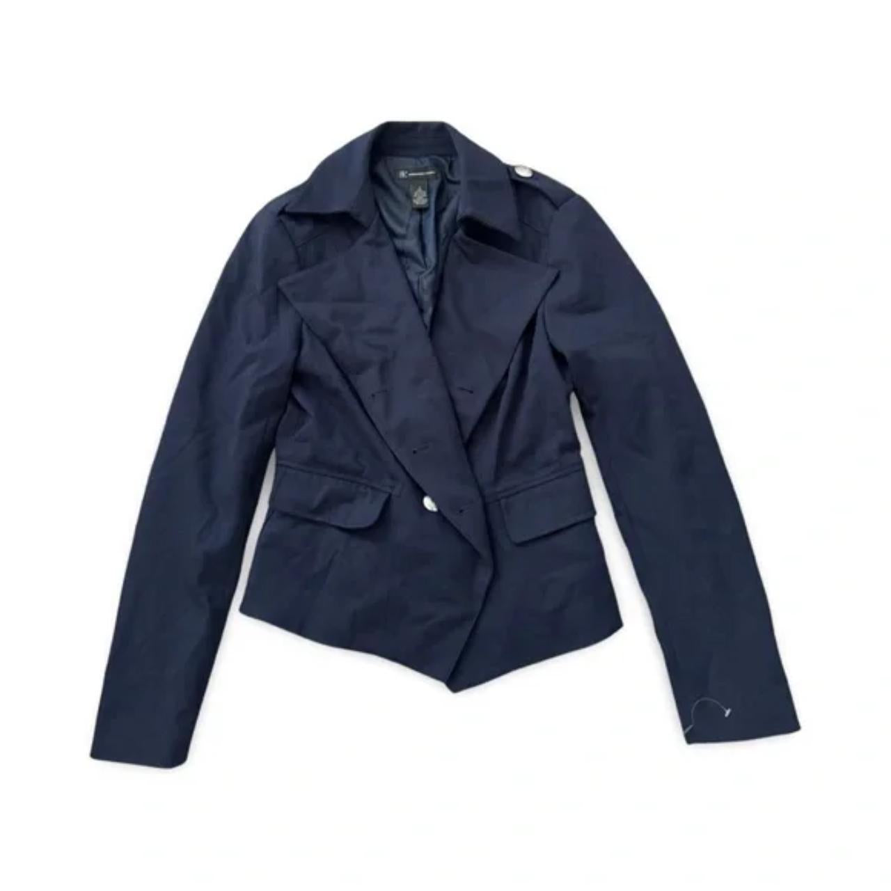 INC International Concepts Blue Blazer Coat