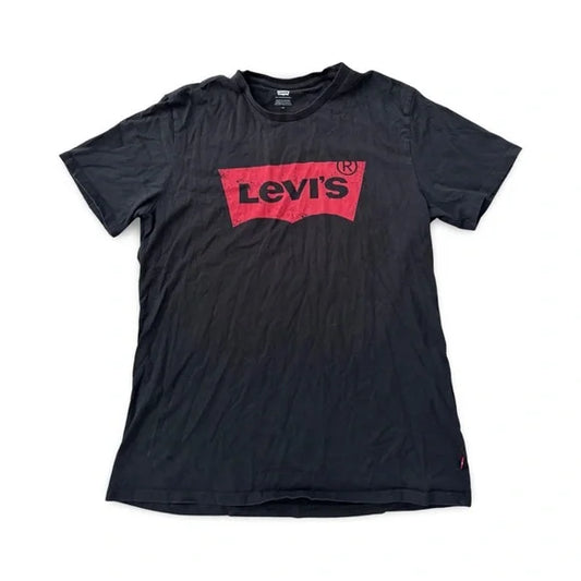 Levis Short Sleeve Black Graphic Logo Tee Shirt