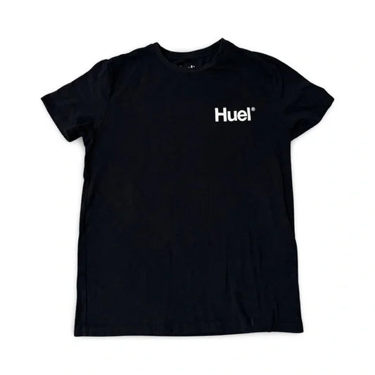 Huel Short Sleeve Black Tee Shirt Top