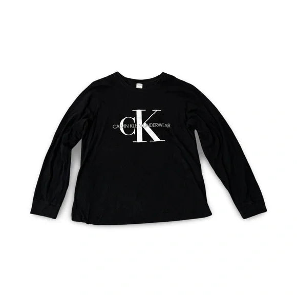 Calvin Klein Underwear Black Long Sleeve Shirt Top