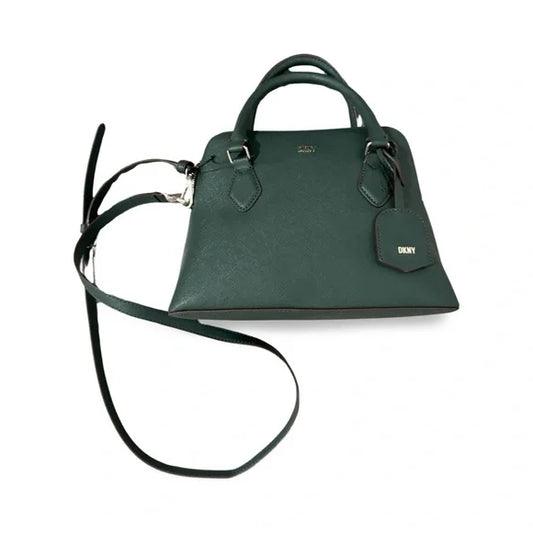 DKNY Dark Green Crossbody Hand Bag Purse