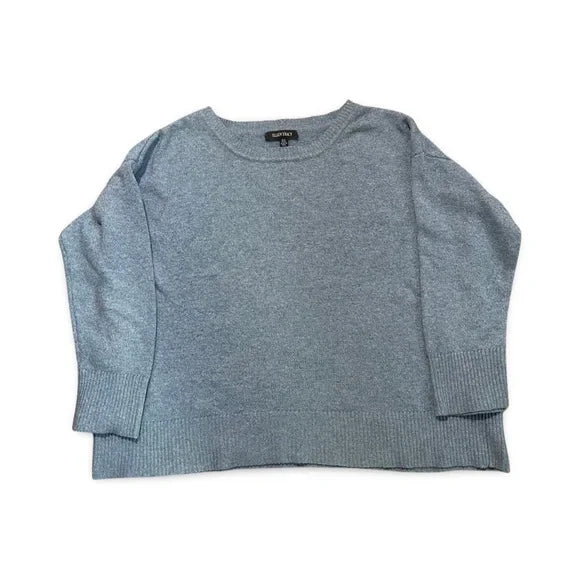 Ellen Tracy Blue Knitted Sweater Top