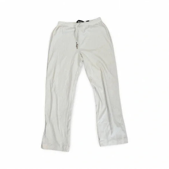 Ellen Tracy White Casual Jogger Sweat Pants